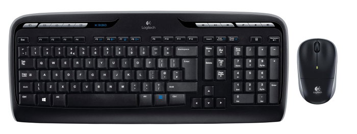 Logitech MK330 Wireless Combo Teclado y Ratón Negro US International