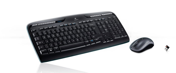 Logitech MK330 Wireless Combo Teclado y Ratón Negro US International