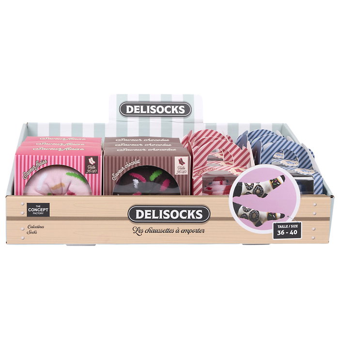 The Concept Factory Par Calcetines De Postre Mujer Talla 36-40 Modelos Surtidos: Donut Rosa, Donut Verde, Cupcake Rosa, Cupcake Azul The Concept Factory Par Calcetines De Postre Mujer Talla 36-40 Modelos Surtidos: Donut Rosa, Donut Verde, Cupcake Rosa, Cupcake Azul