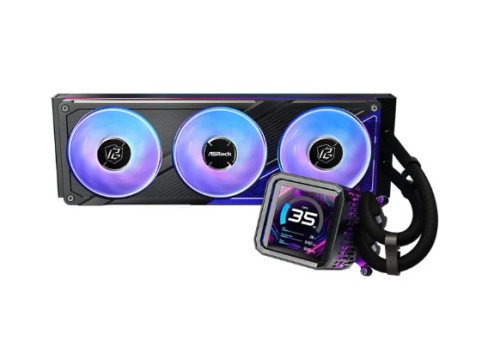 ASRock Phantom Gaming 360 LCD Kit de refrigeración líquida Negro ASRock Phantom Gaming 360 LCD Kit de refrigeración líquida Negro