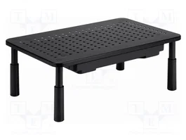 Gembird MS-TABLE-D-01 Soporte para Monitor Negro