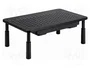 Gembird MS-TABLE-D-01 Soporte de Monitor Ajustable con Cajón Negro
