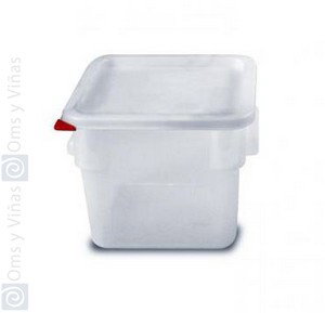 Contenedor Cuadrado Poliprop 6lt c/tapa Contenedor Cuadrado Poliprop 6lt c/tapa