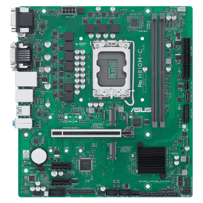 Asus PRO H810M-C-CSM Placa Base Intel LGA1851 DDR5 Micro-ATX