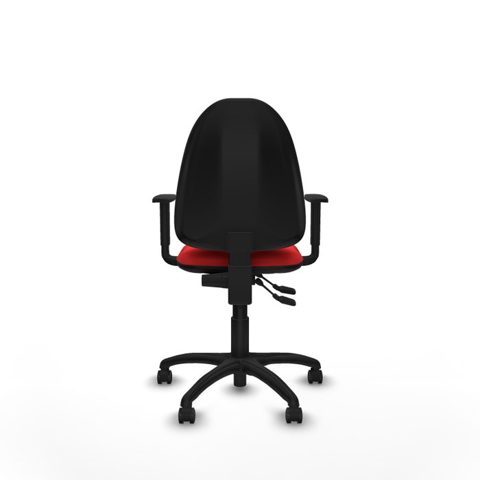 PIQUERAS Y CRESPO Silla de oficina Aýna roja con brazos 1D PIQUERAS Y CRESPO Silla de oficina Aýna roja con brazos 1D