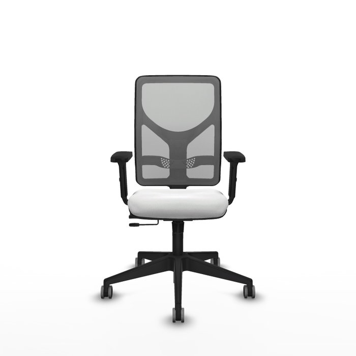PIQUERAS Y CRESPO Silla de oficina Motilla con mecanismo Sincro/Traslack Blanco y Gris PIQUERAS Y CRESPO Silla de oficina Motilla con mecanismo Sincro/Traslack Blanco y Gris
