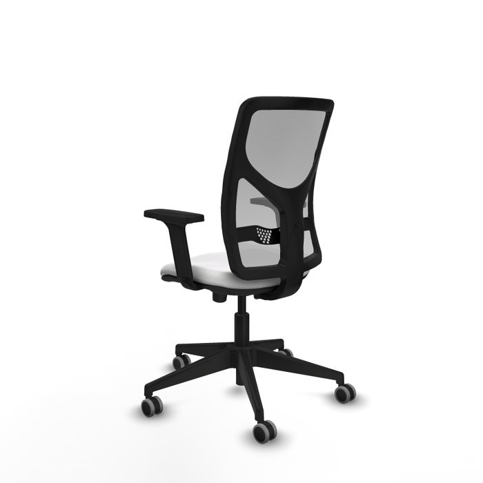 PIQUERAS Y CRESPO Silla de oficina Motilla con mecanismo Sincro/Traslack Blanco y Gris PIQUERAS Y CRESPO Silla de oficina Motilla con mecanismo Sincro/Traslack Blanco y Gris