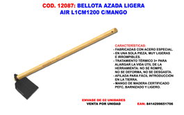 BELLOTA Azada ligera Air L1CM1200 con mango