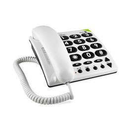 Doro PhoneEasy 311c Teléfono Analógico Blanco Botones Grandes