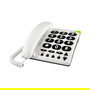 Doro PhoneEasy 311c Teléfono Analógico Blanco Botones Grandes