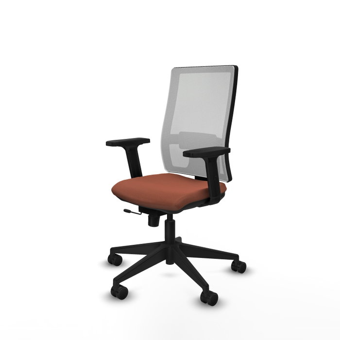 PIQUERAS Y CRESPO Silla de oficina Horna con Mecanismo Sincro/Traslack Marrón y Blanco PIQUERAS Y CRESPO Silla de oficina Horna con Mecanismo Sincro/Traslack Marrón y Blanco