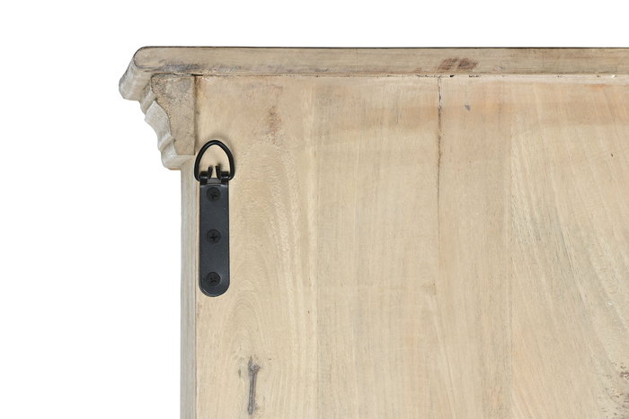 DKD Home Decor Estantería India 1c24 Item Home Madera Natural 38 x 196 x 204 cm con 2 Estanterías