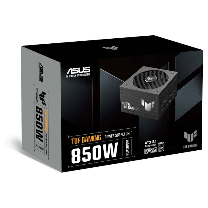 ASUS TUF Gaming 850W Platinum Negro