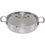 De Buyer Affinity Olla para salsas baja con tapa de 28 cm
