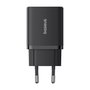 Baseus Cube Pro 30W USB-C USB-A - negro