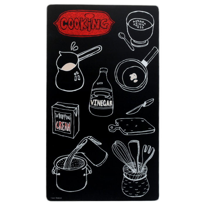 Cuisy Protector Vitrocerámica 52x30 cm para Cocina, Amplía Zona de Trabajo y Protege Superficies