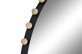 DKD Home Decor Espejo Moderno Negro Natural 4.5 x 113 x 113 cm