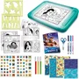 Liscianigiochi AACKX44524 Escuela de Dibujo con Mesa de Luz Moana 2 - Kit de Dibujo con Mesa A4, Plantillas y Pegatinas para Niños Mayores de 5 Años