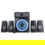 Trust GXT 658 Tytan Altavoces PC 5.1 Surround con Subwoofer, 90 W, Negro, Inalámbrico, Compatible con PC, PS3, Xbox 360