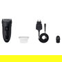 Braun Series 1 170 - Máquina de afeitar de láminas eléctrica, negro, lavable, a prueba de agua, con recortadora de precisión