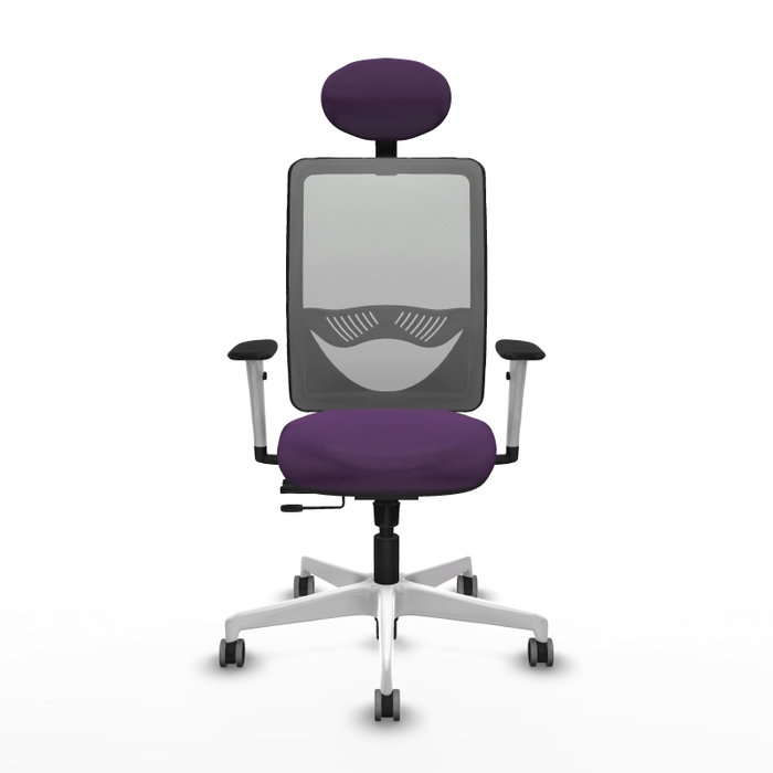 PIQUERAS Y CRESPO Silla de oficina Zulema Morada con mecanismo Sincro/Traslack