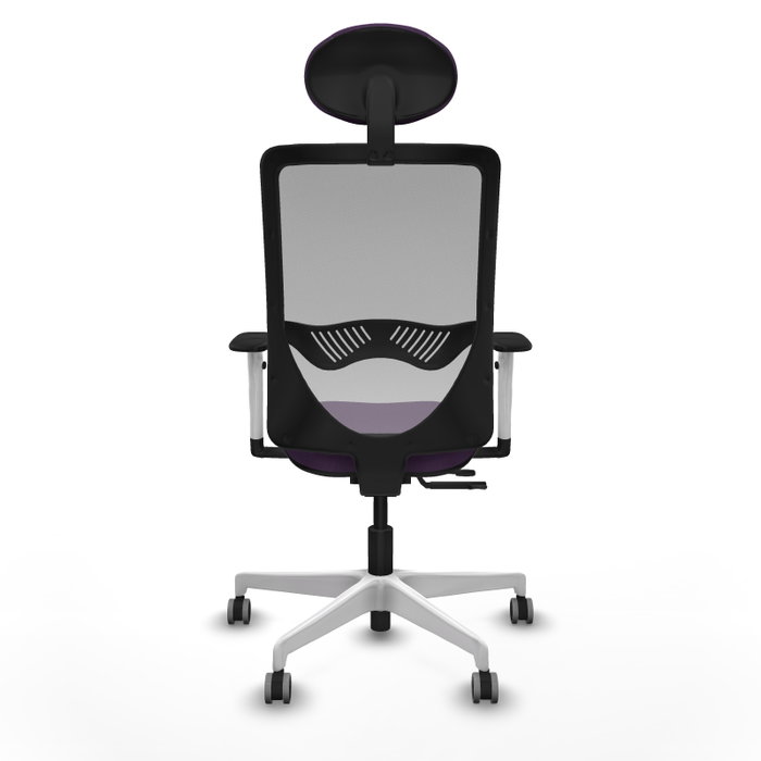 PIQUERAS Y CRESPO Silla de oficina Zulema Morada con mecanismo Sincro/Traslack