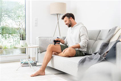 Beurer MG-79 Pistola de Masaje Muscular Potente para Zonas Sensibles, 3 Niveles, 3200 RPM