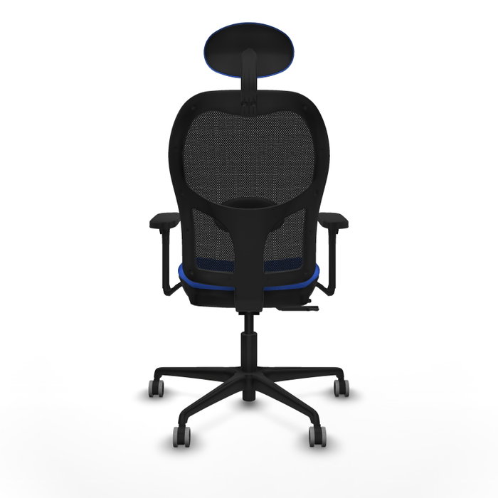 PIQUERAS Y CRESPO Silla de oficina Jorquera Azul y Negro