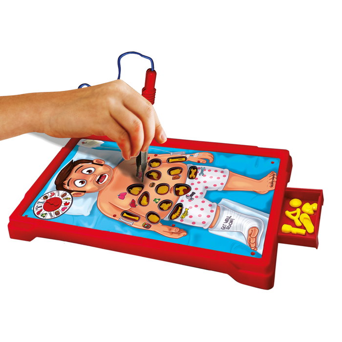 Tachan Juego Super Operación 2 en 1, Juego de Habilidad y Motricidad Fina para Niños +3 Años, Idioma Español, Incluye 2 Paneles y 13 Piezas