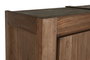 DKD Home Decor Armario Indo minimal 24 Natural 4 puertas 130 x 45 x 180 cm