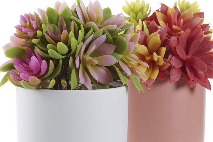 DKD Home Decor Planta Lotus Surtido 2 Colores en Gres