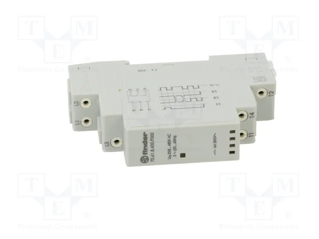 FINDER Relé de monitorización de tensión 3 x 208...480V AC SPDT