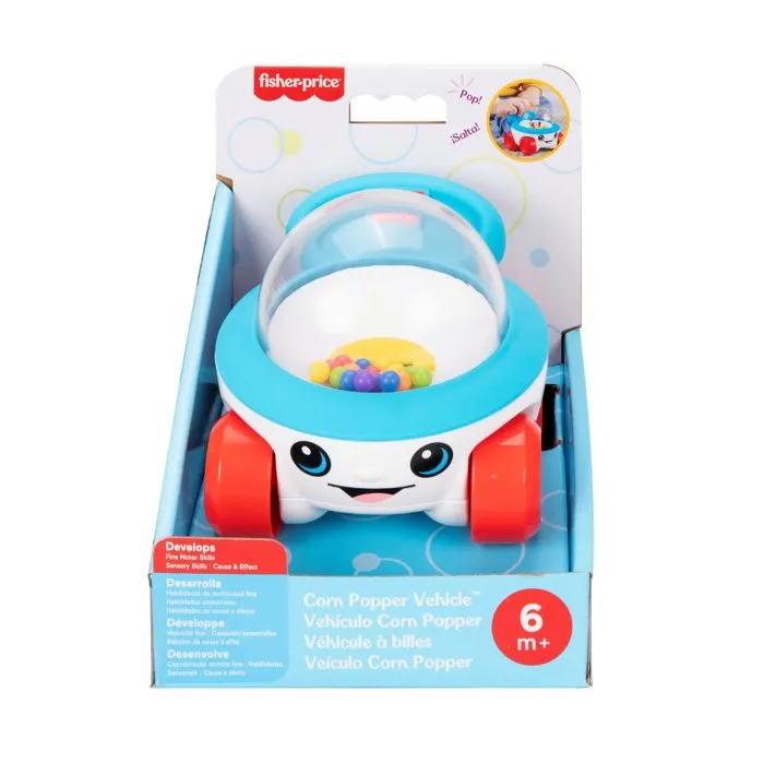 Fisher Price MATJKD57 - Vehículo de Empuje para Hacer Palomitas de Maíz, Juguete Infantil