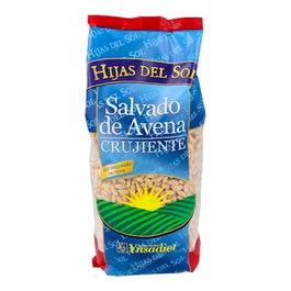 HIJAS DEL SOL - Salvado De Avena Crujiente 250g - Cereales Alto en Fibra y Bajo en Grasas Saturadas - Salvado De Avena 45%