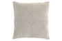 DKD Home Decor Cojín de Algodón Bordado a Mano Crudo 45x45 cm