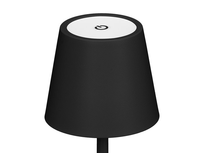 Giftdecor Lámpara de Sobremesa Midnight Metal LED USB - Negro, ABS y Metal, Luz Cálida y Fría, 11x26.5x11 cm (Set de 8)