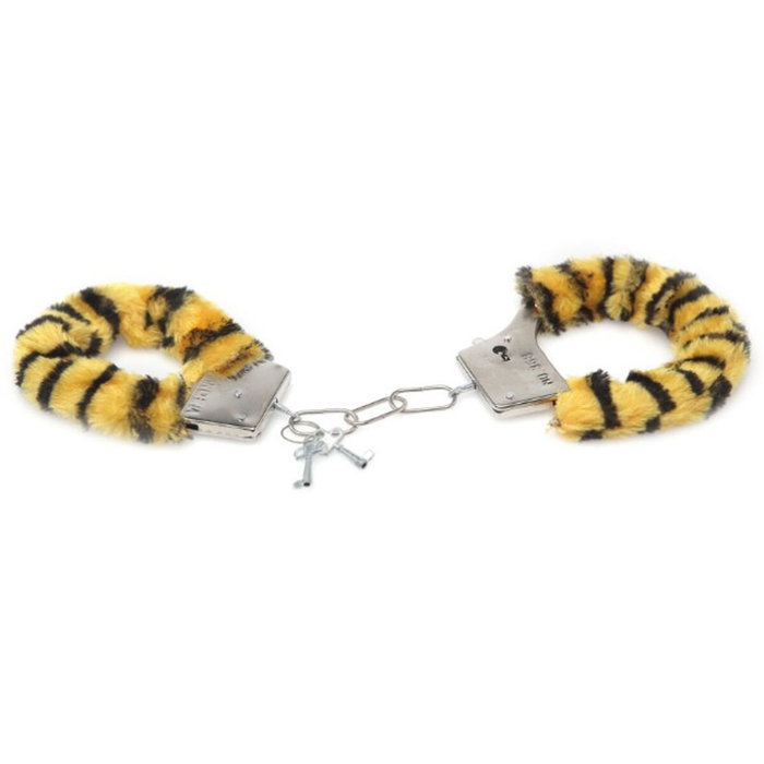 Atosa Esposas Acolchadas con Diseño de Pelaje de Tigre y Llave