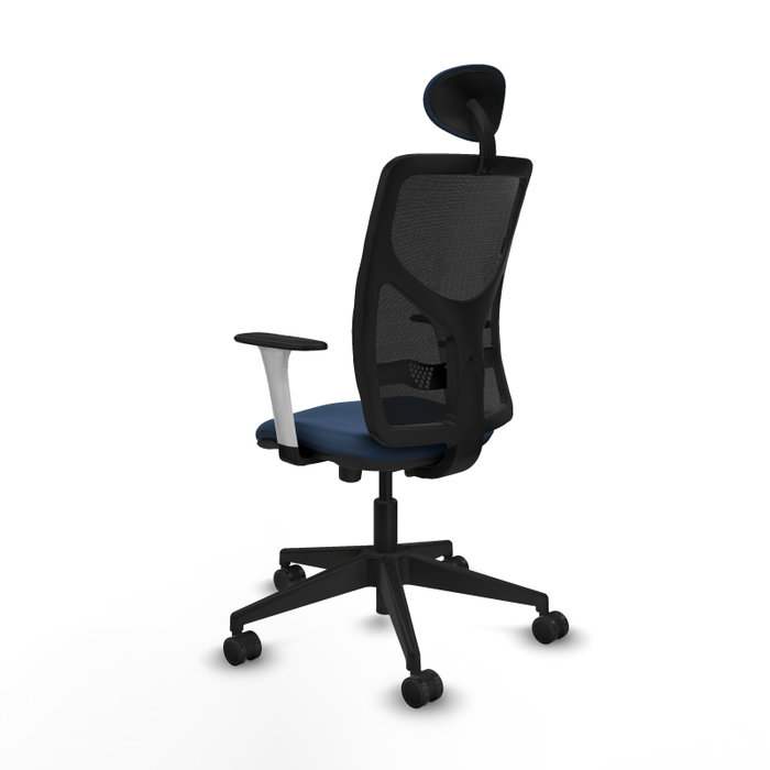 PIQUERAS Y CRESPO Silla de oficina Motilla con mecanismo Sincro/Traslack, Azul marino y Negro PIQUERAS Y CRESPO Silla de oficina Motilla con mecanismo Sincro/Traslack, Azul marino y Negro