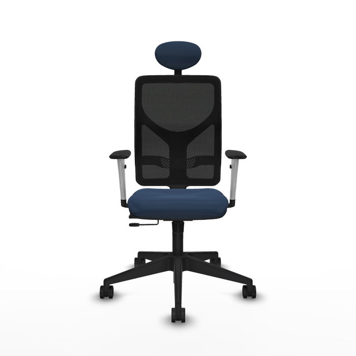PIQUERAS Y CRESPO Silla de oficina Motilla con mecanismo Sincro/Traslack, Azul marino y Negro PIQUERAS Y CRESPO Silla de oficina Motilla con mecanismo Sincro/Traslack, Azul marino y Negro