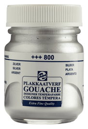 Talens Témpera Extra Fina Plata 50 ml