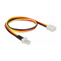 DeLOCK Cable de alimentación de ventilador 3 pin a 3 pin 30 cm