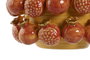 DKD Home Decor Jarrón Gres Granada Naranja y Amarillo