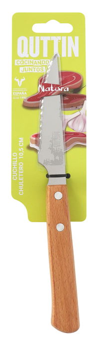 Quttin Cuchillo Chuletero Natura 10.5 cm (60 Unidades)
