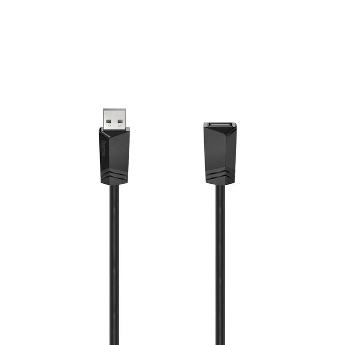 Cable USB Hama 00200620 Negro Macho/Hembra