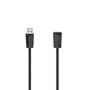 Cable USB Hama 00200620 Negro Macho/Hembra