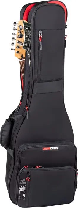 Gator G-Icon Estuche para 2 Guitarras Eléctricas Negro