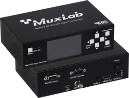 MuxLab Generador de Señales HDMI 2.0 4K 60Hz y 12G-SDI Modelo 500830-V2 Pruebas AV