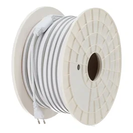 Tira Flexible LED 10W/M 220VAC 120LEDs/M SMD2835 IP65 3000K Blanco Cálido 50 Metros