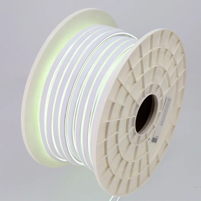 Tira Flexible LED 10W/M 220VAC 120LEDs/M SMD2835 IP65 3000K Blanco Cálido 50 Metros