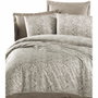 Aucune Juego de cama de algodón satén, Capuchino, 220x240 cm con 2 fundas de almohada